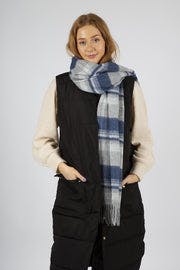 Bea Scarf - Grey Check